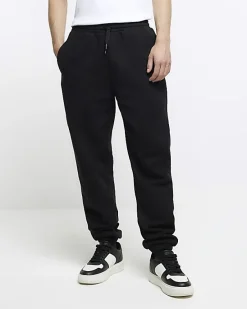 River Island regular fit cuffed joggers< Tracksuits
