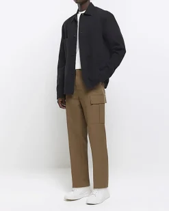 River Island regular fit pocket overshirt< Shirts