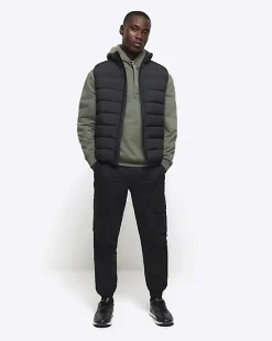 River Island regular fit quilted puffer gilet< Essentials