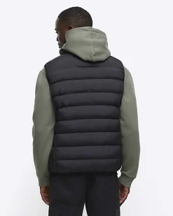 River Island regular fit quilted puffer gilet< Essentials