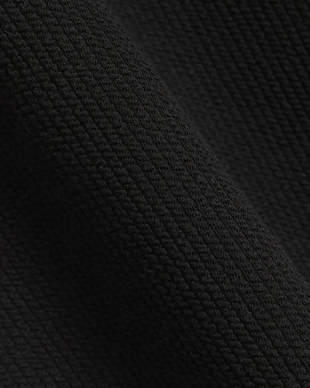 River Island regular fit smart texture zip neck polo< Polo Shirts