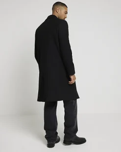River Island regular fit wool blend premium coat< Essentials
