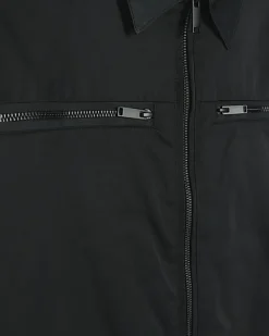 River Island regular fit zip up tech shacket< Shirts