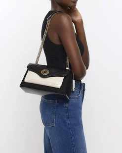 River Island RI embossed chain shoulder bag< Bags, Purses & Luggage