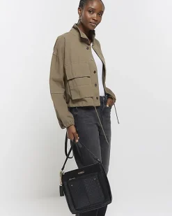 River Island RI monogram messenger bag< Bags, Purses & Luggage