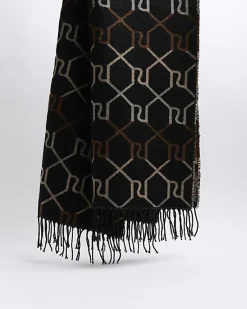 River Island RI monogram ombre scarf< Accessories