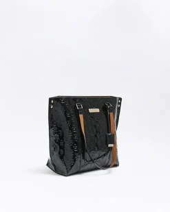 River Island RI monogram shopper bag< Bags, Purses & Luggage