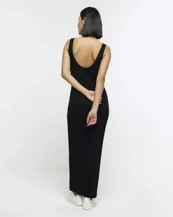 River Island rib sleeveless bodycon maxi dress< Dresses