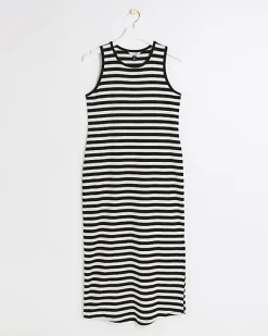 River Island rib stripe bodycon midi dress< Dresses