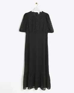 River Island satin textured skater midi dress< Dresses
