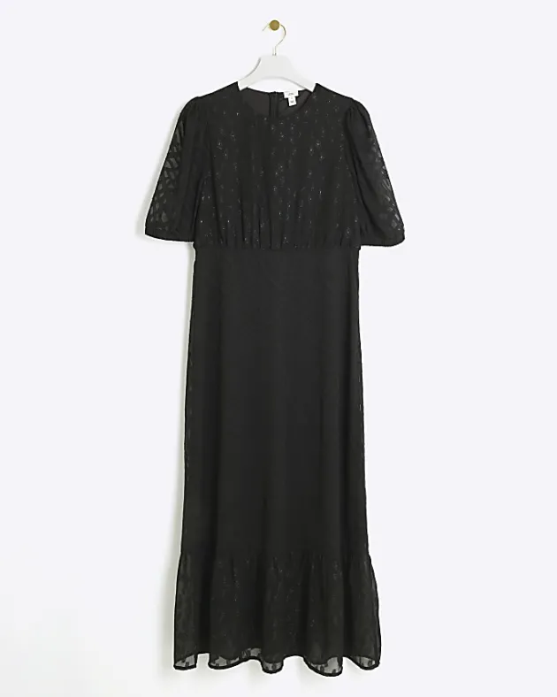 River Island satin textured skater midi dress< Dresses