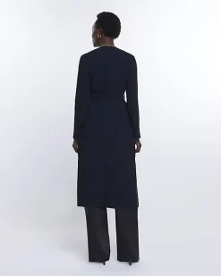 River Island Satin Tie Waist Duster Jacket< Coats & Jackets