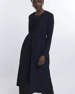 River Island Satin Tie Waist Duster Jacket< Coats & Jackets
