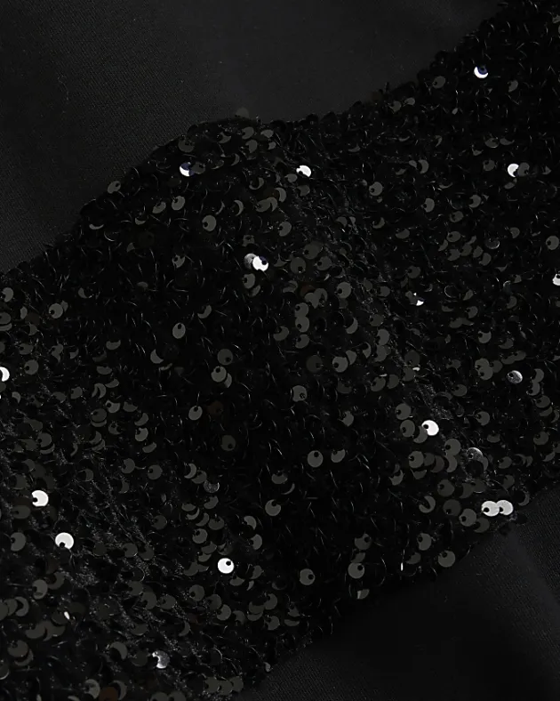 River Island sequin sweatshirt mini dress< Dresses