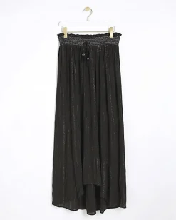 River Island shirred glitter maxi skirt< Swimwear & Beachwear