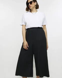 River Island Shirred Waist Culottes< Plus