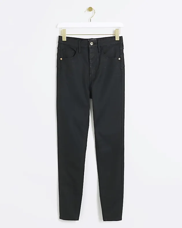 River Island skinny bum sculpt coated jeans< Jeans