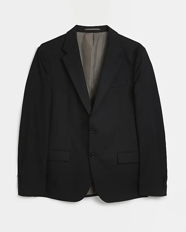 River Island skinny fit twill suit jacket< Suits
