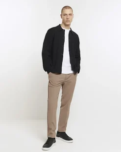 River Island slim fit boucle knit cardigan< Jumpers & Cardigans