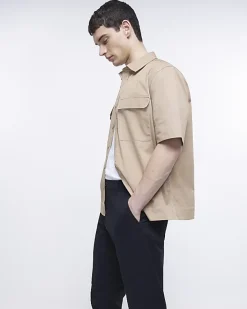 River Island slim fit casual chino trousers< Trousers