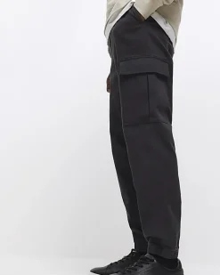 River Island slim fit cuffed cargo trousers< Trousers