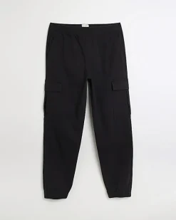 River Island slim fit cuffed cargo trousers< Trousers