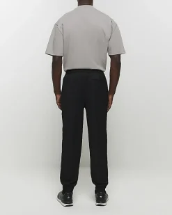River Island slim fit cuffed smart joggers< Trousers