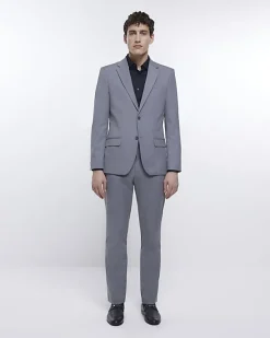 River Island slim fit sateen long sleeve shirt< Shirts