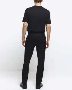 River Island slim fit smart chino trousers< Trousers