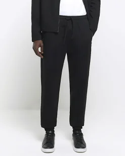River Island slim fit textured smart joggers< Matching Sets
