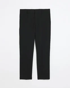 River Island slim fit waffle textured trousers< Trousers