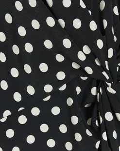 River Island spot knot detail swing mini dress< Dresses