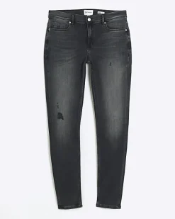 River Island spray on super skinny fit ripped jeans< Jeans