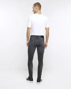 River Island spray on super skinny fit ripped jeans< Jeans