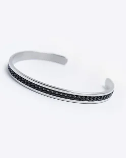 River Island stainless steel cuff bracelet< Jewellery & Watches