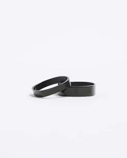 River Island stainless steel square ring multipack< Jewellery & Watches