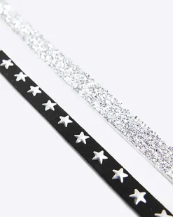 River Island star choker necklace 2 pack< Accessories & Jewellery