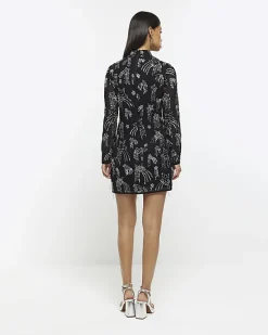 River Island star embellishment bodycon mini dress< Dresses