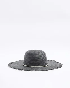 River Island straw beaded hat< Accessories