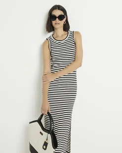 River Island stripe bodycon midi dress< Dresses