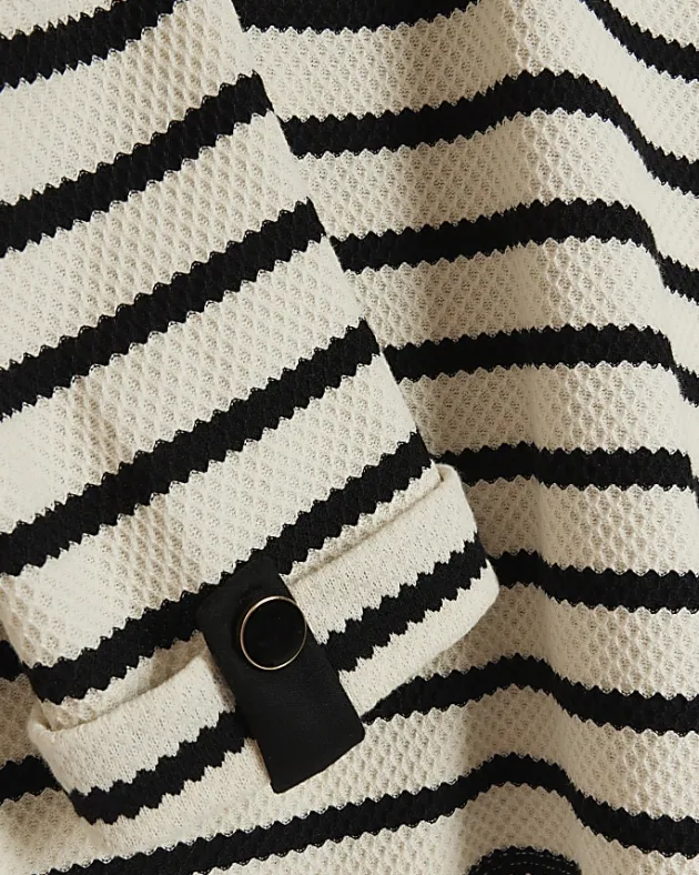 River Island stripe long sleeve sweatshirt< Loungewear