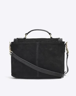 River Island suede studded satchel bag< Bags, Purses & Luggage