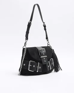 River Island suedette buckle shoulder bag< Bags, Purses & Luggage