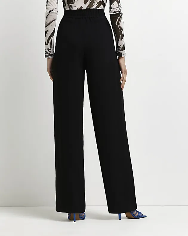 River Island wide leg pleated trousers< Trousers