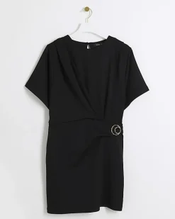 River Island wrap buckle t-shirt mini dress< Dresses