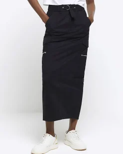 River Island zip pencil midi skirt< Skirts