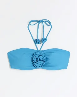 River Island corsage halter bikini top< Swimwear & Beachwear