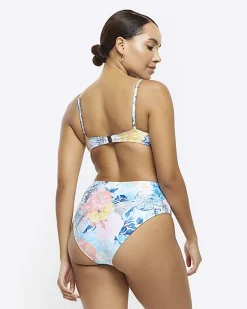 River Island diamante balconette bikini top< Swimwear & Beachwear