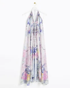 River Island floral plunge slip maxi dress< Swimwear & Beachwear