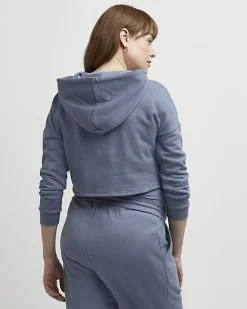 River Island graphic cropped maternity hoodie< Maternity